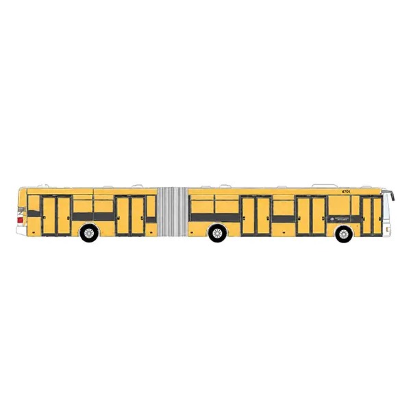 Celoplošný polep dlhého autobusu v Košiciach