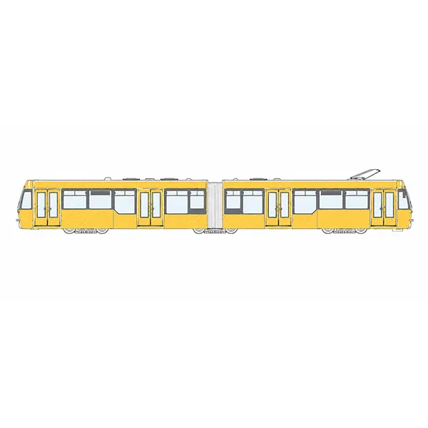 Celoplošný polep električky v Košiciach